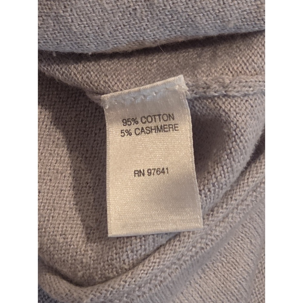 J Jill Pure Jill Wrap Look Top  Wide Sleeves, Gray Womens Sz M (‎ Fits Up To XL) - Picture 8 of 9
